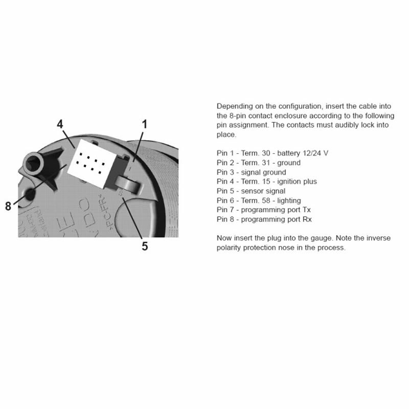 VDO Marine ViewLine Ammeter 60A Black 52mm